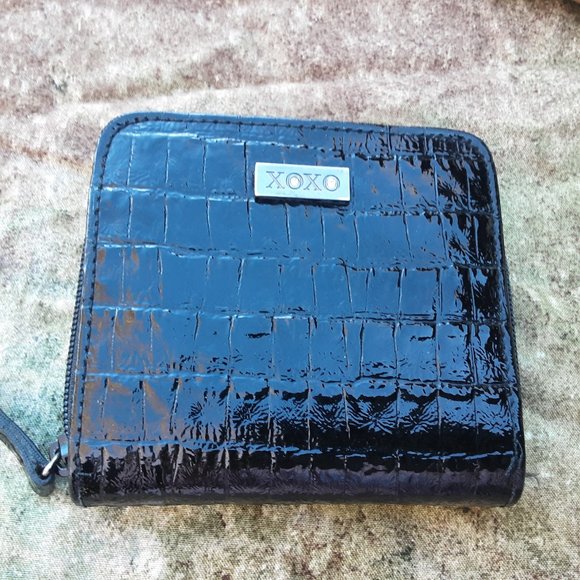XOXO Croc patent leather wallet - Picture 1 of 4